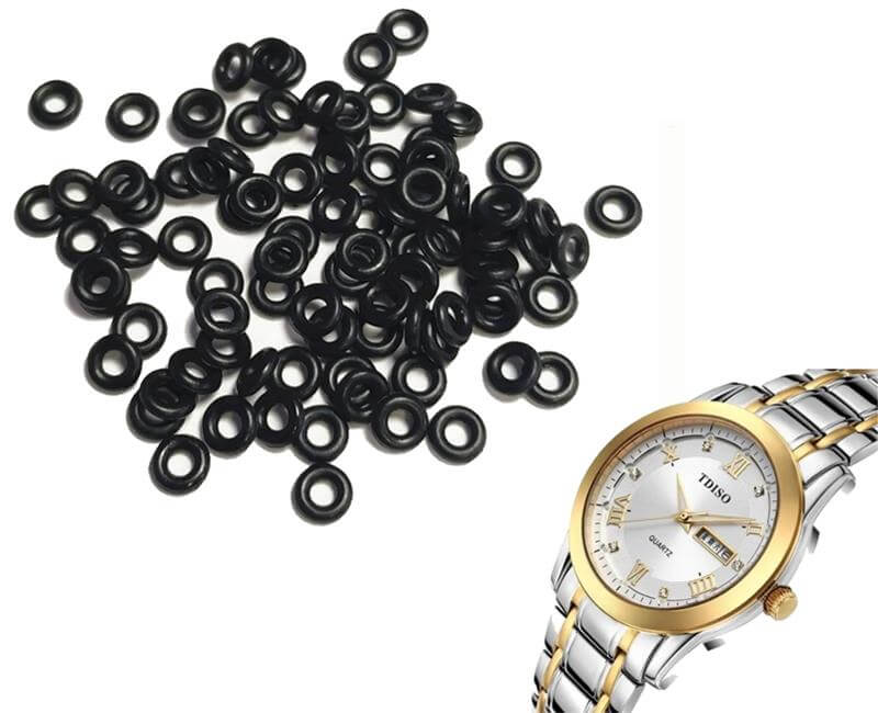 Very Small Silicone Rubber Watch O-Rings